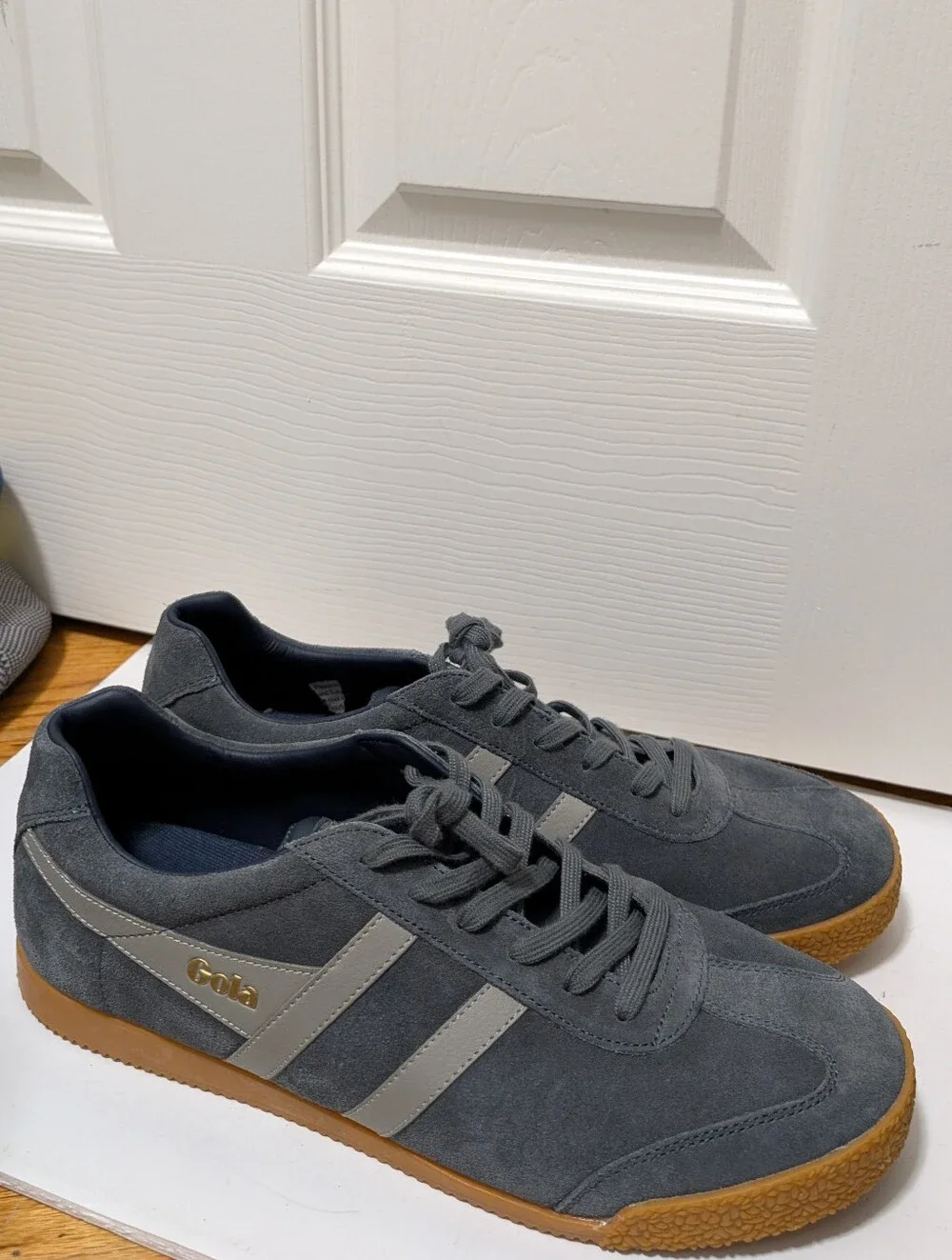 NEW Gola Harrier Suede‎ Dark Grey Size 13 Men NWOB